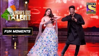 Sara और Sushant ने Sweetheart गाने पर किया Perform  Indias Got Talent Season 8  Fun Moments [upl. by Nadabas736]