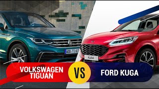 Comparativa Ford Kuga vs VW Tiguan [upl. by Barbara-Anne]