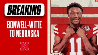 Nebraska football lands commitment from 2026 WR Dveyoun BonwellWitte out of Sioux Falls I GBR [upl. by Ardnasal]