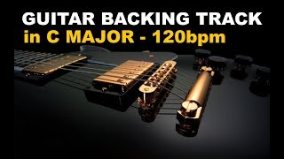 Guitar Backing Track  C Major 120bpm [upl. by Khalil]