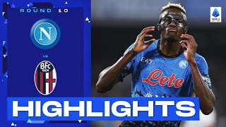 NapoliBologna 32  Osimhen back to scoring ways in Naples Goals amp Highlights  Serie A 202223 [upl. by Adihaj]