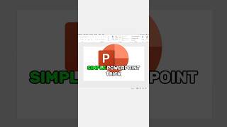 Simple PowerPoint Trick powerpoint powerpointpresenation tutorial graphicdesign [upl. by Assirehs]