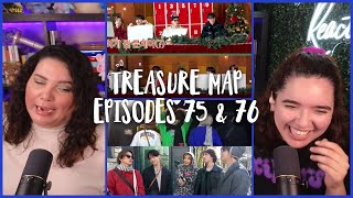 Yoga in Paris 🧘🏻 amp Their XMAS Gifts 😂 Reacting to TREASURE MAP EP75 amp EP76  Ams amp Ev React [upl. by Kered]