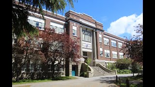 LORD BYNG SECONDARY SCHOOL High School in VANCOUVER Canada  WEST POINT GREY area  Walking Tour [upl. by Ardnekahs]