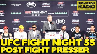 UFC Fight Night Rockhold vs Bisping Post Fight Press Conference [upl. by Bourke]