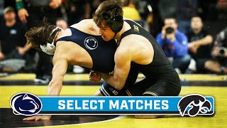 Select Matches Penn State at Iowa  Big Ten Wrestling  Feb 9 2024 [upl. by Nine]