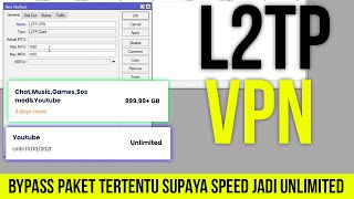 L2TPIPsec  Mengalihkan semua Trafik Ke Tunnel L2TP VPN di Mikrotik [upl. by Ymar886]