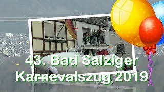 Bad Salziger Karnevalszug 2019 [upl. by Linzy]