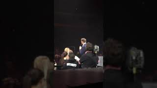 MICHAEL BUBLÉ LIVE BUFFALO A FAN SINGS “hallelujah” 2019 KeyBank Center [upl. by Nevlin]