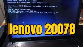 lenovo 20078 check cable connection [upl. by Yurik]