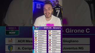 Ecco il girone C della Serie C 20242025 [upl. by Nylirad693]