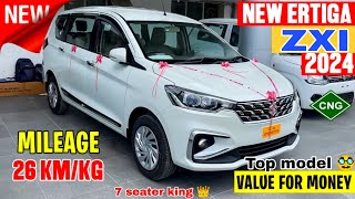 अब बनी ये 🔥 Premium Family 7 seater Ertiga Zxi CNG 1353 लाख In 2024 [upl. by Dorette760]