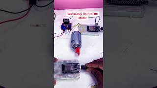 ESP32 Wireless Control DC Motor esp32 arduino wireless controller dcmotor shorts nodemcu [upl. by Aliuqa]