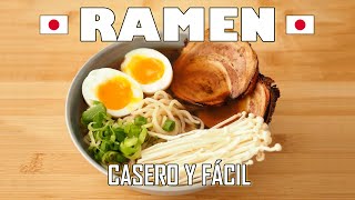 Receta de ramen ¡MUY FÁCIL  El mejor ramen casero 🍜 [upl. by Morgenthaler430]