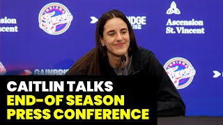 Caitlin Clark TALKS HISTORIC WNBA ROOKIE SEASON  END OF SEASON PRESS CONFERENCE [upl. by Nagoh]