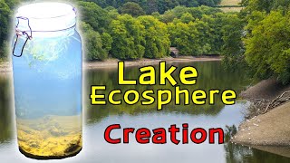 Creating a Lake Ecosphere │ An ECOSYSTEM within a SEALED glass JAR [upl. by Dawes]