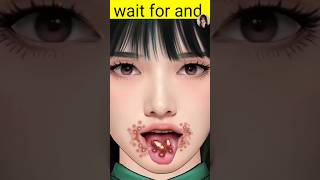 tongue treatmentasmrasmrsmileasmr Stomatitis amp Oral Ulcer treatmentasmrtrendingtiktoktiktokas [upl. by Gabrila]