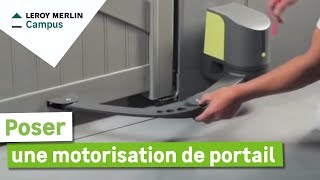 Comment poser une motorisation de portail  Leroy Merlin [upl. by Laurita]