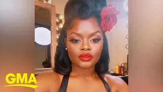 Hairstylist perfectly channels popular Black hair styles through the decades l GMA [upl. by Iorio981]