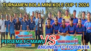 Laga Angindai Fc Tolowata Vs Persema Fc Mawu 2792024 [upl. by Alarick]