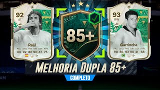 FIZ O NOVO MELHORIA DUPLA 85 no CORINGAS de INVERNO com GARRINCHA SALAH E VALE ou é SCAM  FC 24 [upl. by Odracir285]