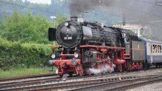 Pacific 01 202 In Wettingen Forward To Zurich 04Juni 2011 Dampfschnellzug „Zürichseequot [upl. by Talbot958]