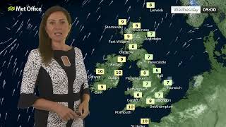 Clare Nasir Met Office Weather 22nd October 2024 PM [upl. by Agueda845]