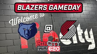 Blazers Gameday With Chris Burkhardt  Blazers vs Grizzlies [upl. by Alekehs]