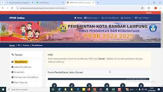 Simulasi pendaftaran PPDB SD tahun 2024 [upl. by Ylsew]