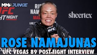 Rose Namajunas Not Looking For Title Shot Shortcuts Wants Savage Maycee Barber  UFC on ESPN 53 [upl. by Seyah457]