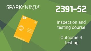 239152 Inspection and testing course  Outcome 4 Testing [upl. by Alleen53]