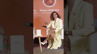 Love Sanya Malhotra natural CURLY hair 😍 sanyamalhotra curlyhair shorts youtubeshorts [upl. by Nasya]