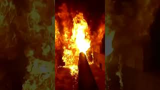 Fireproof Wood Varnish vs Fire 🔥😮‍ shorts [upl. by Pacorro]