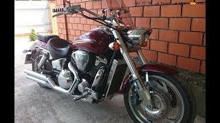 Honda VTX 1800 звук глушителей VANCE amp HINES [upl. by Riplex]