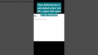 How deferred tax is calculated under Ind AS 12 deferred tax asset and deferred tax liabilities [upl. by Draned973]