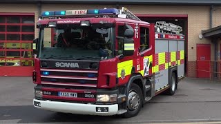 Reserve Dunstable Scania 94D Turnout  Bedfordshire Fire amp Rescue [upl. by Putnem537]