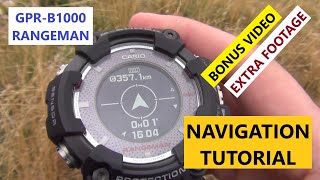 PART 1  EXTRA FOOTAGE GPRB1000 RANGEMAN TUTORIAL NAVIGATION [upl. by Ilise613]