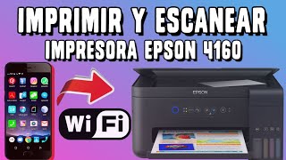 🔥SOLUCIÓN🔥IMPRIMIR📱desde mi CELULAR por WIFI I Sin instalar Nada Epson L4160 [upl. by Cyma]