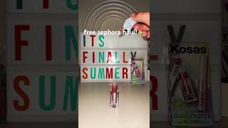 free sephora haul frosterlol preppy sephora [upl. by Arbba]