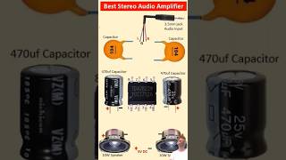 TDA2822 Best Stereo Amplifier Circuit 2Piece Computer Speaker  Low voltage Dual channel amplifier✅ [upl. by Haduhey85]