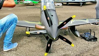 FASCINATING BIG RC PILATUS PC21 SCALE MODEL TURBOPROP AIRCRAFT FLIGHT DEMONSTRATION [upl. by Leventhal335]