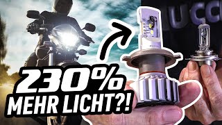 Motorrad auf LED umrüsten – SO EINFACH GEHTS [upl. by Draude]