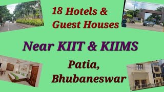 18 Hotels and Guest Houses near KIIT and KIIMS in Patia Bhubaneswar [upl. by Bing]