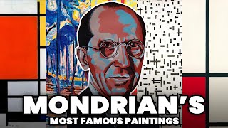 Mondrians Paintings 👨‍🎨 Piet Mondrian Paintings Documentary 🎨 [upl. by Losyram606]