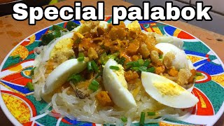 Pancit palabok recipe  special palabok  lutong bahay  jensen taste buds [upl. by Nickolaus]