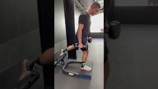 Deficit bulgarian split squat DB [upl. by Powder]