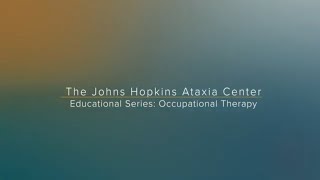 Ataxia Occupational Therapy [upl. by Ahsekyw969]