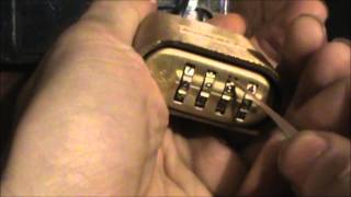 Storm Lock Picking Tutorial 006  Lock Pick 1E Hook Bypass Vs Master 175 Combination Padlock [upl. by Shanleigh]