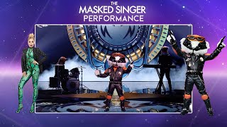 Badger Performs I Dont Wanna Miss A Thing by Aerosmith  Season 2 Ep 3  The Masked Singer UK [upl. by Inafit]