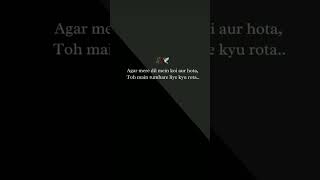 Tumhara liya kyu rota😔🥀 366dayschallenge day302✅like sadshorts sadshayari share subscribe🙏☝️ [upl. by Hadnama]